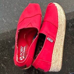 BOBS from Skechers Red Espadrilles